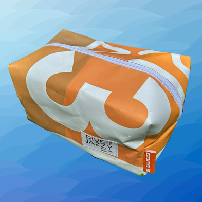 Trousse de toilette recyclée