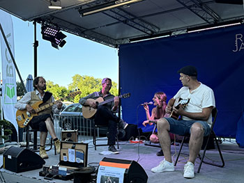 Photo concert Les Pornographes - Festival Rive Jazzy Nyon - &copy; Cyril P.