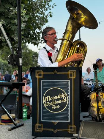 Photo concert Moonship Washboard Five - Festival Rive Jazzy Nyon - &copy; Alessandro Palmieri