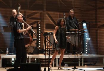 Photo concert Nicolle Rochelle & Swiss TriBe - Festival Rive Jazzy Nyon - &copy; RJ / Alessandro Palmieri 