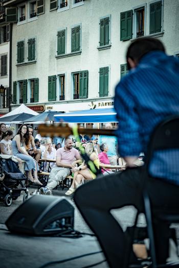 Photo concert Lucho Pellegrini Swingin'Drums - Festival Rive Jazzy Nyon - &copy; RJ-Palmieri Alessandro 